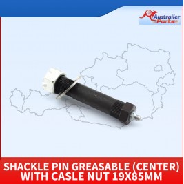 Shackle Pin Greasable (Center) With Casle Nut 19x85mm