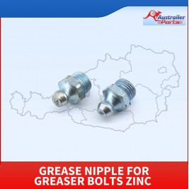 Grease Nipple For Greaser Bolts Zinc