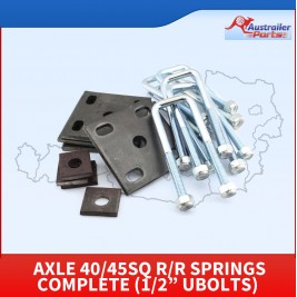 Spring Fitting Kit Tandem Axle 40/45sq R/R Springs Complete (1/2” Ubolts)