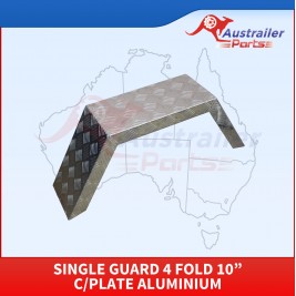 Single guard 4 fold 10” C/Plate Aluminium