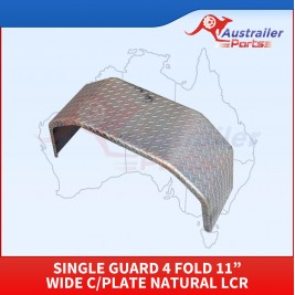 Single guard 4 fold 11” wide C/Plate natural LCR