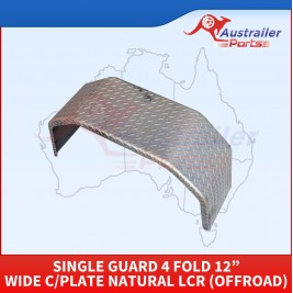 Single guard 4 fold 12” wide C/Plate natural LCR (Offroad)