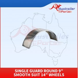 Single guard Round 9” Smooth suit 14” wheels