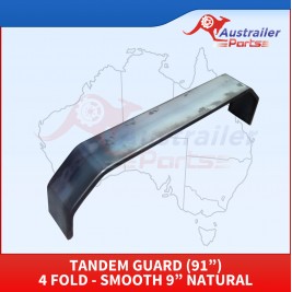 Tandem guard (91”) 4 fold - smooth 9” natural