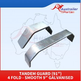 Tandem guard (91”) 4 fold - smooth 9” Galvanised