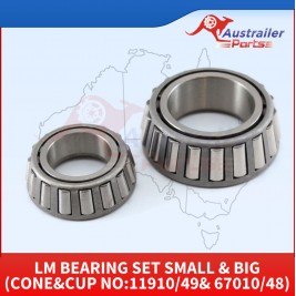  LM Bearing Set Small & Big(Cone∪ No:11910/49& 67010/48)