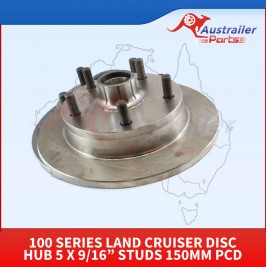   100 Series Land Cruiser Disc Hub 5 X 9/16” Studs 150mm PCD