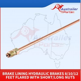 Brake Lining Hydraulic Brakes 8/10/12 Feet Flared With Short/long Nuts