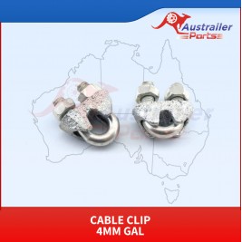   Cable Clip 4mm Gal