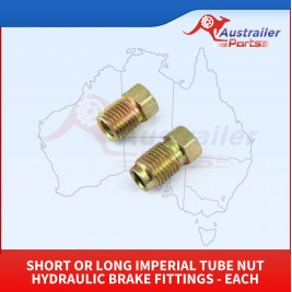  Short Or Long Imperial Tube Nut Hydraulic Brake Fittings - Each