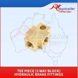 Tee Piece (3 Way Block) Hydraulic Brake Fittings