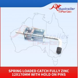  Sprg Loaded Catch Fully Zinc 12x170mm