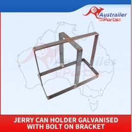 Jerry Can Holder Galvanised With Bolt On Bracket