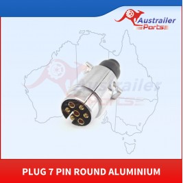 Plug 7 Pin Round Aluminium