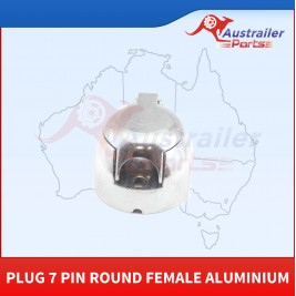 Plug 7 Pin Round Female Aluminium