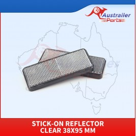 Stick-on Reflector Clear 38x95 Mm