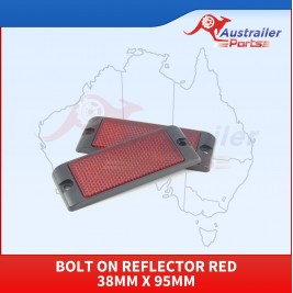 Bolt On Reflector Red 38mm X 95mm