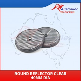 Round Reflector Clear 70mm Dia