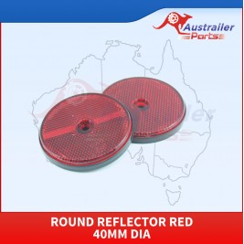 Round Reflector Red 70mm Dia