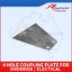 4 Hole Coupling Plate for Override/ Electrical Coupliing