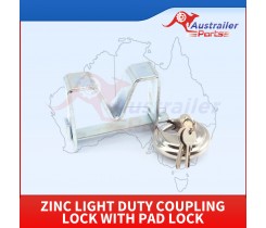 ZINC Light Duty Coupling Lock With Pad Lock