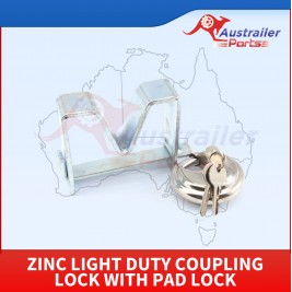 ZINC Light Duty Coupling Lock With Pad Lock