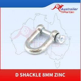 D Shackle 8mm Zinc