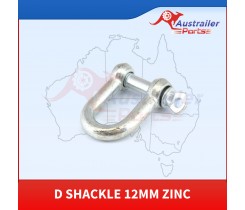 D Shackle 12mm Zinc