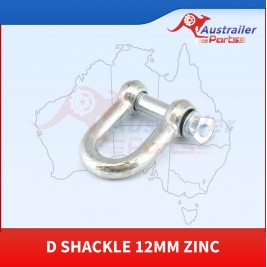 D Shackle 12mm Zinc