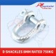 D Shackles 8mm Rated 750kg