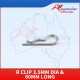   R Clip 3.5mm Dia & 80mm Long