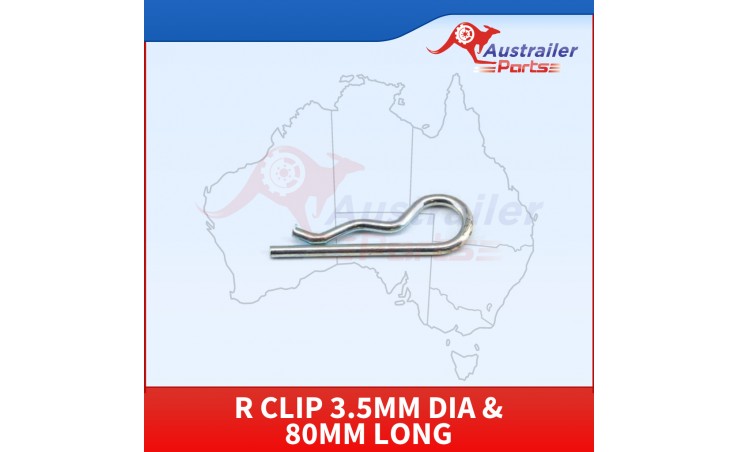   R Clip 3.5mm Dia & 80mm Long