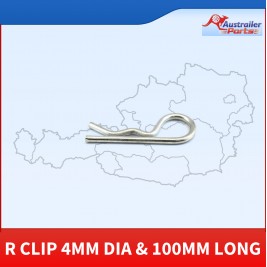 R Clip 4mm Dia & 100mm Long