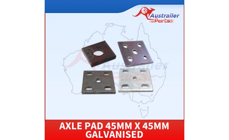 Axle Pad 45mm X 45mm Galvanised