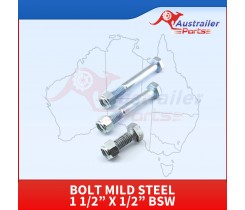  Bolt mild steel 1 1/2” x 1/2” BSW