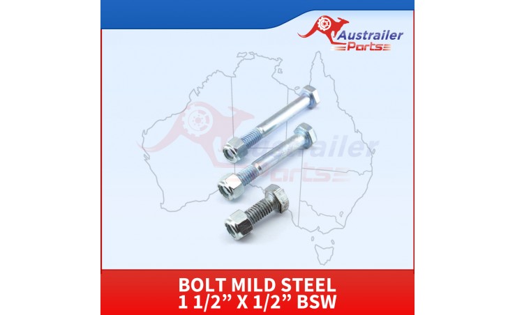  Bolt mild steel 1 1/2” x 1/2” BSW