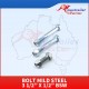 Bolt mild steel 3 1/2” x 1/2” BSW