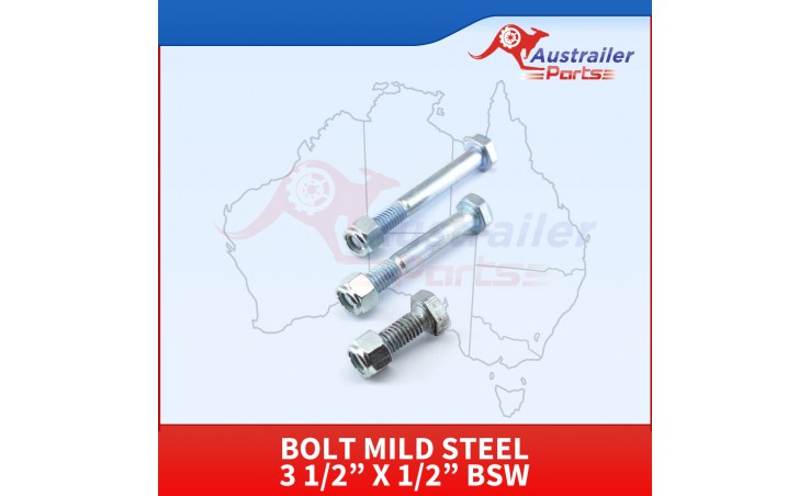 Bolt mild steel 3 1/2” x 1/2” BSW