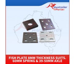 Fish Plate 8mm Thickness suits. 60mm Springs & 39-50mm Axle   