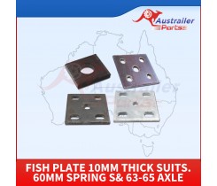 Fish Plate 10mm Thick suits. 60mm Spring s& 63-65 Axle