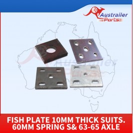 Fish Plate 10mm Thick suits. 60mm Spring s& 63-65 Axle