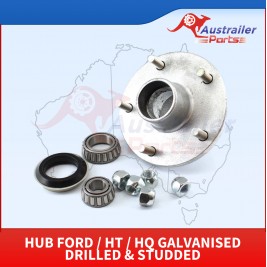 Hub Ford / HT / HQ Galvanised Drilled & Studded