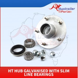  HT Hub Galvanised With Slim Line Bearings