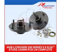 Hub L/Cruiser 100 Series 5 X 9/16” Studs 150mm PCD LM Complete