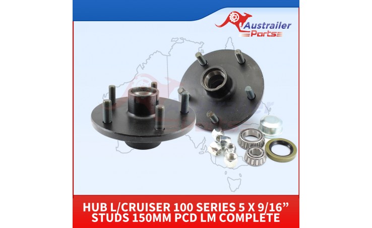 Hub L/Cruiser 100 Series 5 X 9/16” Studs 150mm PCD LM Complete