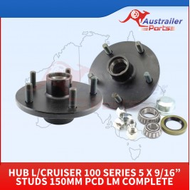 Hub L/Cruiser 100 Series 5 X 9/16” Studs 150mm PCD LM Complete