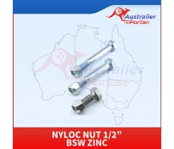 Nyloc nut 1/2” BSW zinc