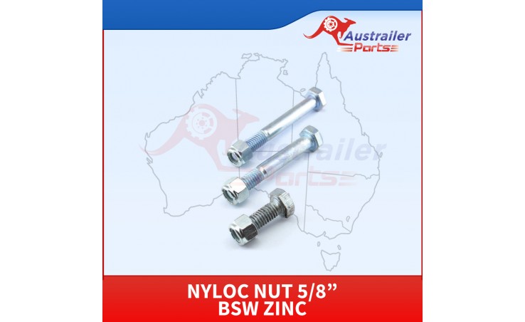 Nyloc nut 5/8” BSW zinc