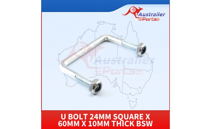  U Bolt 24mm Square X 60mm X 10mm