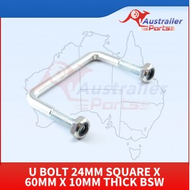  U Bolt 24mm Square X 60mm X 10mm